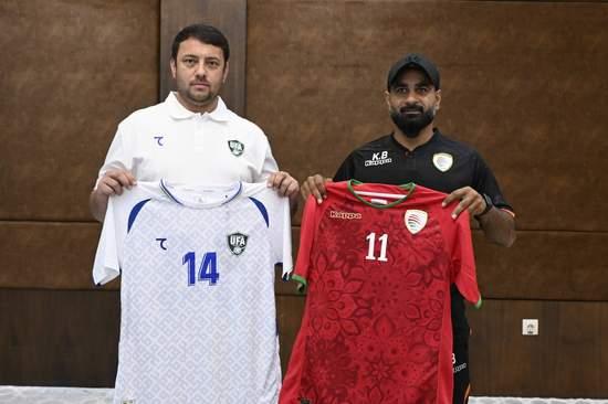 “CAFA Nations Cup-. Футболчиларимиз Ўмонга қарши оқ либосда, дарвозабонимиз яшил либосда ҳаракат қилади.